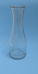 2 Vintage 1L Glass Carafes- Paul Masson & Fleur De Lis Stamp W/Rope Bottom