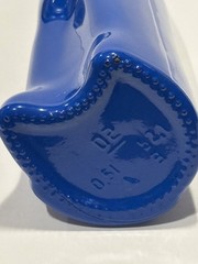 Rheinhessen Riesling Blue Happy Cat Empty Wine Bottle German 2022 No Cork Empty