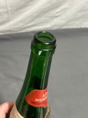 Vintage 1973 AFFENTALER BADEN WINE Germany green bottle GOLD MONKEY Embossed
