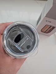 Vinglacé Copper Stainless Steel Insulated Wine Glass – 10 oz
