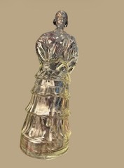 Vintage ~1950s ~ Dalmau Hermanos & Cia ~ Collectible Wine or Liquor Glass Bottle
