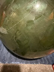 VILLANI DEMIJOHN WINE BOTTLE HUGE 26&Prime; TALL