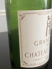 Grand Vin De Chateau Latour Premier Grand Cru Classe 1966 Empty Bottle