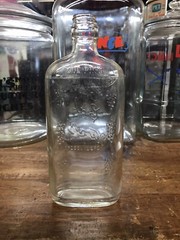 VINTAGE CAR CAL WINERY BOTTLE PINT GREENSBORO NC WINE WHISKEY LIQUOR