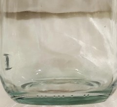 Vintage Paul Masson 9 3/4” tall Glass Wine Carafe Since 1852 Decanter Pitcher