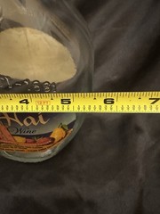 Vintage 1970 Italian Swiss Colony Bali Hai Half Gallon Wine Bottle w/ Cap