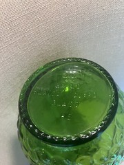 Gallo Wine ~ Half Gallon Flavor Guard Bottle ~ Vintage Green Glass with Grapes