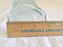 Vtg Empty Italian Fish Shaped Wine Bottle 10” Grn Pescevino Glass Beach Nautical
