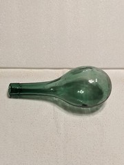 Vintage Rounded Bottom Hand Blown glass Wine Bottle