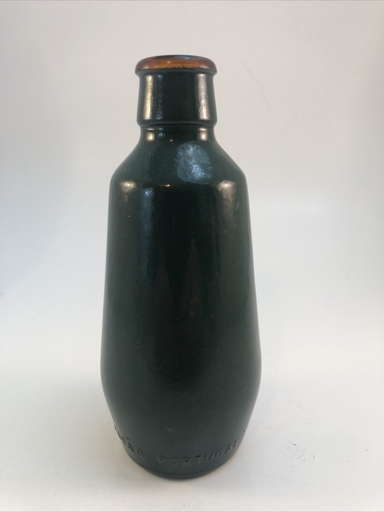 Green Brown Glass Wine Bottle J. M. DA Fonseca Azeitao Portugal 5.75&Prime; Rare
