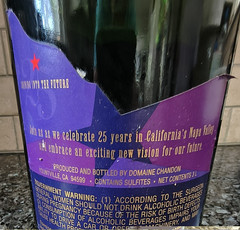 Vintage 1998 CHANDON Napa CA Champagne Reserve Cuvee 25th Anniversary 3Lt Empty