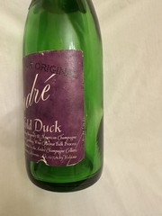 Vintage André Cold Duck Champagne Bottle 750mL Green Glass Modesto CA