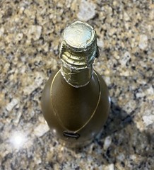 Vintage Large Store Display Wine Bottle Präsidenten Gold 3L Big Huge Germany Bar