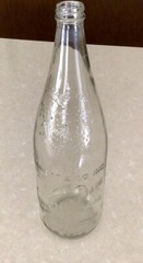VTG VIRGINIA DARE 1/2 GAL GARRETT & CO WINE LARGE ORNATE GLASS BOTTLE NEW YORK