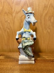 Vtg Donkey Horse Liquor Decanter Empty Bottle 12&Prime; Red Wine Mareialla Product
