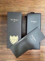 Vintage Dom Perignon 2008 Empty Bottle 750ml Green With Black Box and Booklet