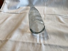 Vintage Garrett & Co Inc Virginia Dare Clear Glass Wine Bottle New York 2/3 Pint