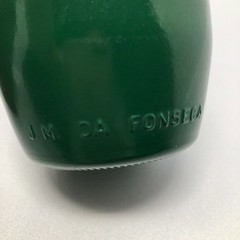 Vintage J M Da Fonseca Wine Bottle Large Green Small Brown Set of 2 Collectible