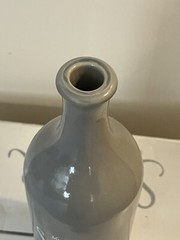Mer Soliel Silver Chardonnay Ceramic Bottle Empty Home Decor Bottle 750ML