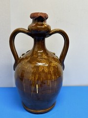 Vintage Jar For Wine Terracotta Popular Amphora Signed Period Xx Century