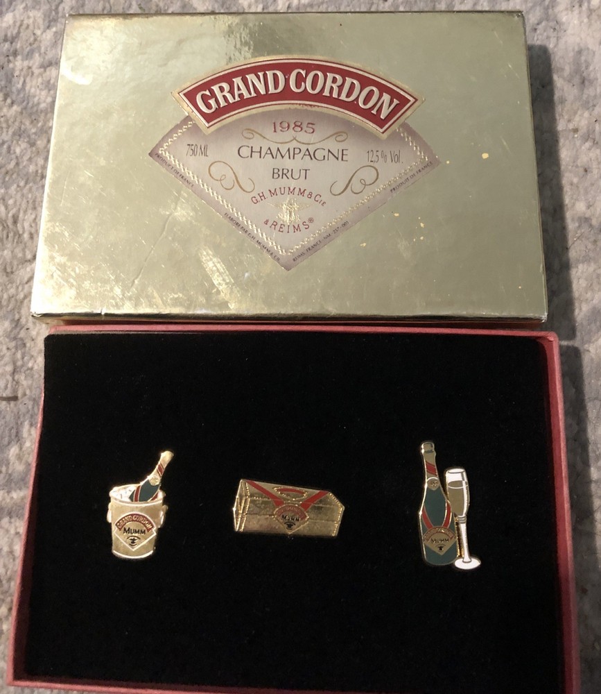 1985 Grand Cordon Champagne Brut 3 Pin Set