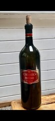 3 Litter empty Bottle Of The Incanto Rosso Red Wine 2016 From Puglia Region.
