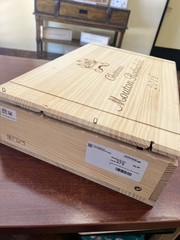 CHATEAU MOUTON ROTHSCHILD WOODEN WINE BOX – 2016 – RARE!