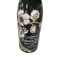 Vintage 1995 Perrier Jouet Floral Champagne Dummy Empty Bottle 6 Litre 19.5&rsquo;H