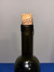 Empty Stella Rosa Black Dark Wine Bottle- w/cork -Clean -Small Tear On Label