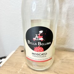 2 Empty Wine Bottles – Gemma di Luna Blue Moscato & Bella Bellina Swing Top