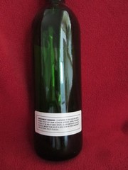1989 Chateau La Mission Haut Brion empty wine bottle no cork
