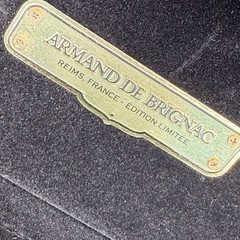 Armand De Brignac Ace of Spades Champagne Black Lacquered Case Box & Sleeve