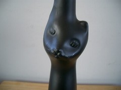 Rheinhessen Riesling 2021 Black Happy Cat Figural Bottle