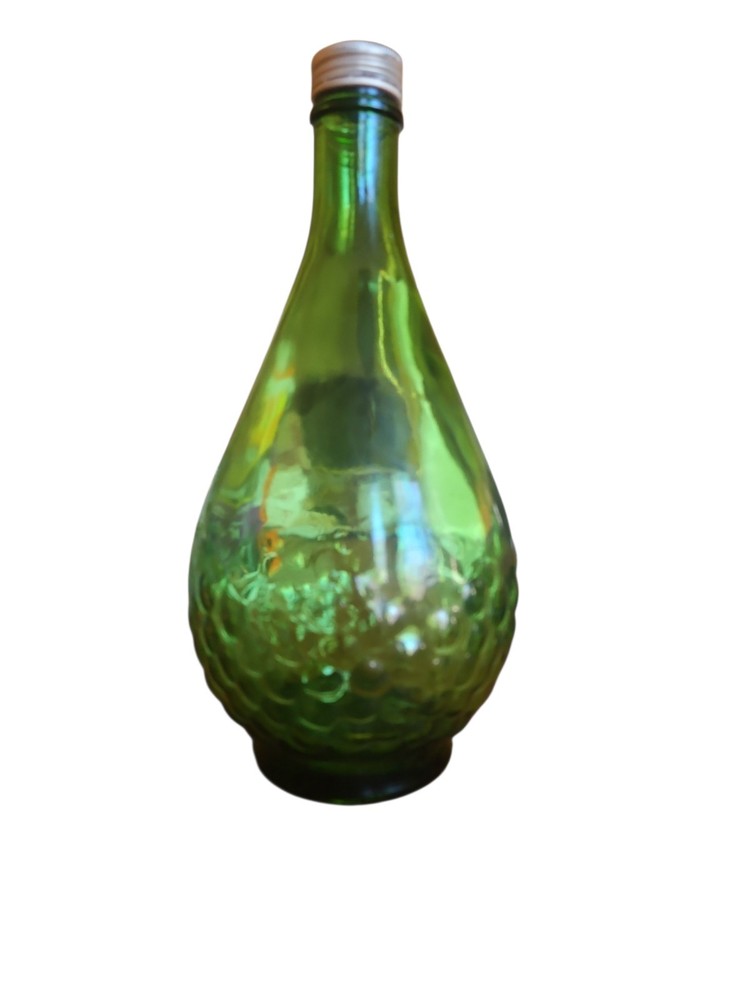 Gallo Wine ~ Half Gallon Flavor Guard Bottle ~ Vintage Green Glass with Grapes