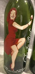 2 Kestrel’s- Lady In Red Wine Bottle (Empty) 4th & 5th Edition. Great Condition