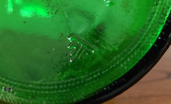 Vintage 68 Thatcher Glass 1.5L Emerald Green 11&Prime; Decanter Jug Wine Bottle