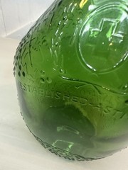 Vtg United Vintner&rsquo;s 4555 Half Gallon Green Glass Bottle Established-Asti-1881 1