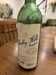 Bully Hill Empty Wine Bottle Signed Walter S Taylor ‘79