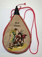 Bota Bag Spanish Leather Wine Water Bullfighting 1L Spain