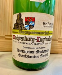 Vintage 1979 German Wine Bottle Wachenheimer Mandelgarten Gewürztraminer Kabinet