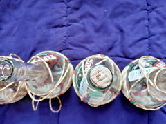 Bundle VINTAGE TOPO SWISS COLONY BOTTLES 5 LG. 4 MED