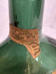 Vintage Mateus Rosé Portugal Green Glass Wine Bottles Set 2 Labels Display