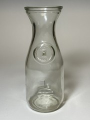 Vintage Wine Carafe Paul Masson Glass Since 1852 Single 7”