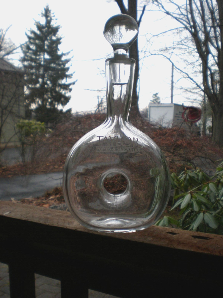 Vintage 13&Prime; Taylor Port Sherries Wine Bottle *Rare* Empty bottle