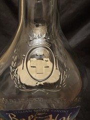 Vintage 1970 Italian Swiss Colony Bali Hai Half Gallon Wine Bottle w/ Cap