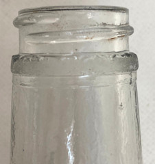 Vintage Bardenheier’s Embossed Clear Cylinder 4/5 Quart Bottle