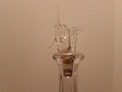  Swordfish / Art Glass / Nautical Crystal Wine Bottle Stopper / Used