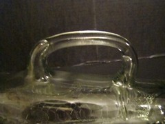 London (Ontario) Winery 1966 Glass Bottle In Basket Wine Bottle
