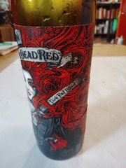 Empty 2019 Back From The Dead Dark Red Blend Wine Bottle