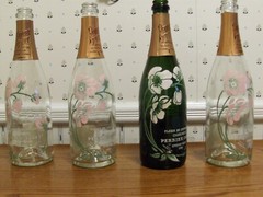PERRIER JOUET CHAMPAGNE BOTTLES